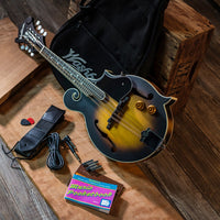 Washburn M3E-PACK Americana Series F-Style Mandolin Pack (Sunburst)