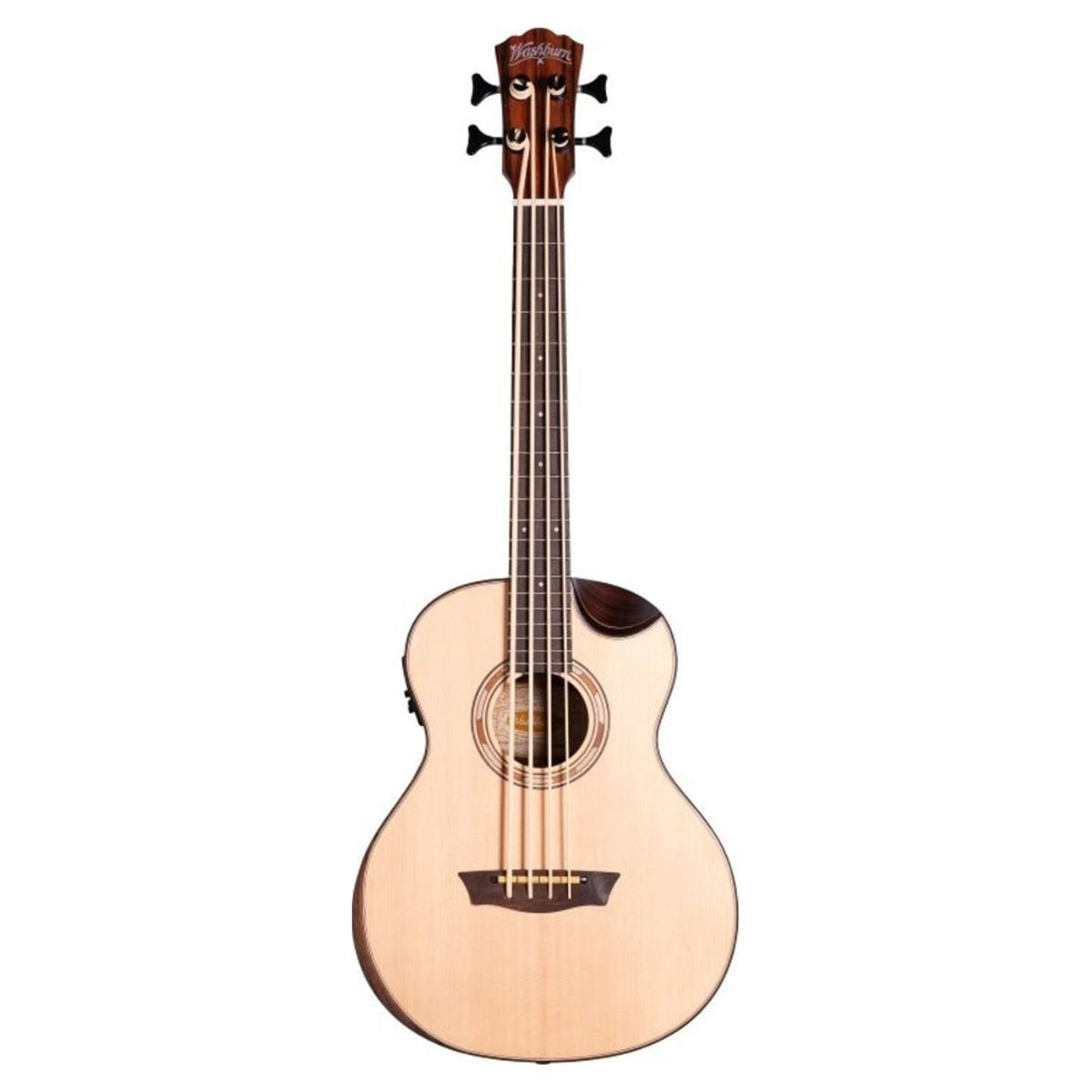 Front view of Washburn WCBM15SEK Mini Comfort Bass on white background